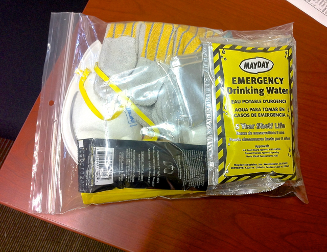Earthquake kit